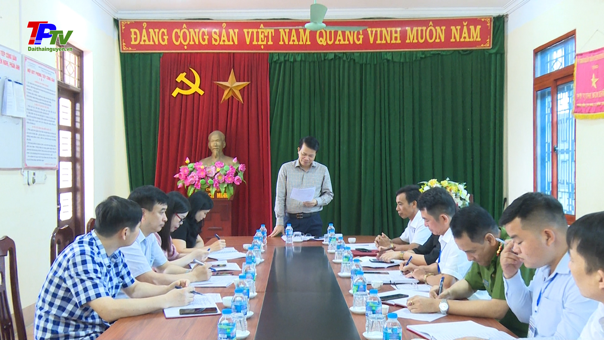 Đồng chí Bí thư Thành ủy Thái Nguyên thăm và làm việc với Đảng ủy xã Phúc Hà và Sơn Cẩm