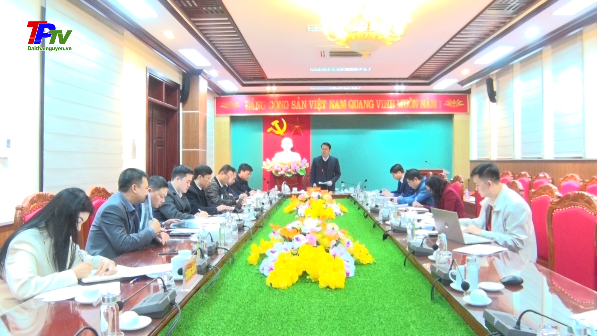 Đồng chí Bí thư Thành ủy Thái Nguyên tiếp công dân tháng 12.