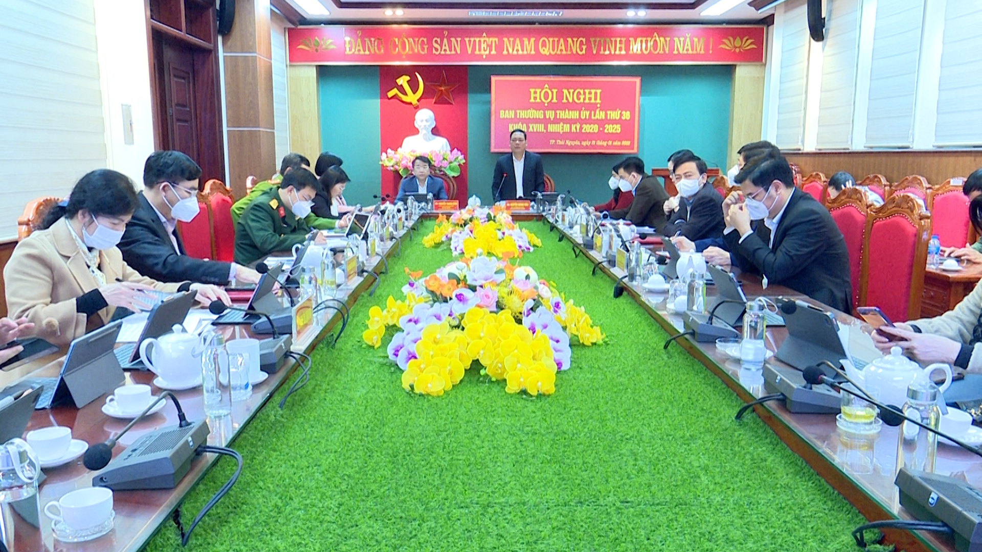 Hội nghị Ban thường vụ Thành ủy Thái Nguyên lần thứ 36