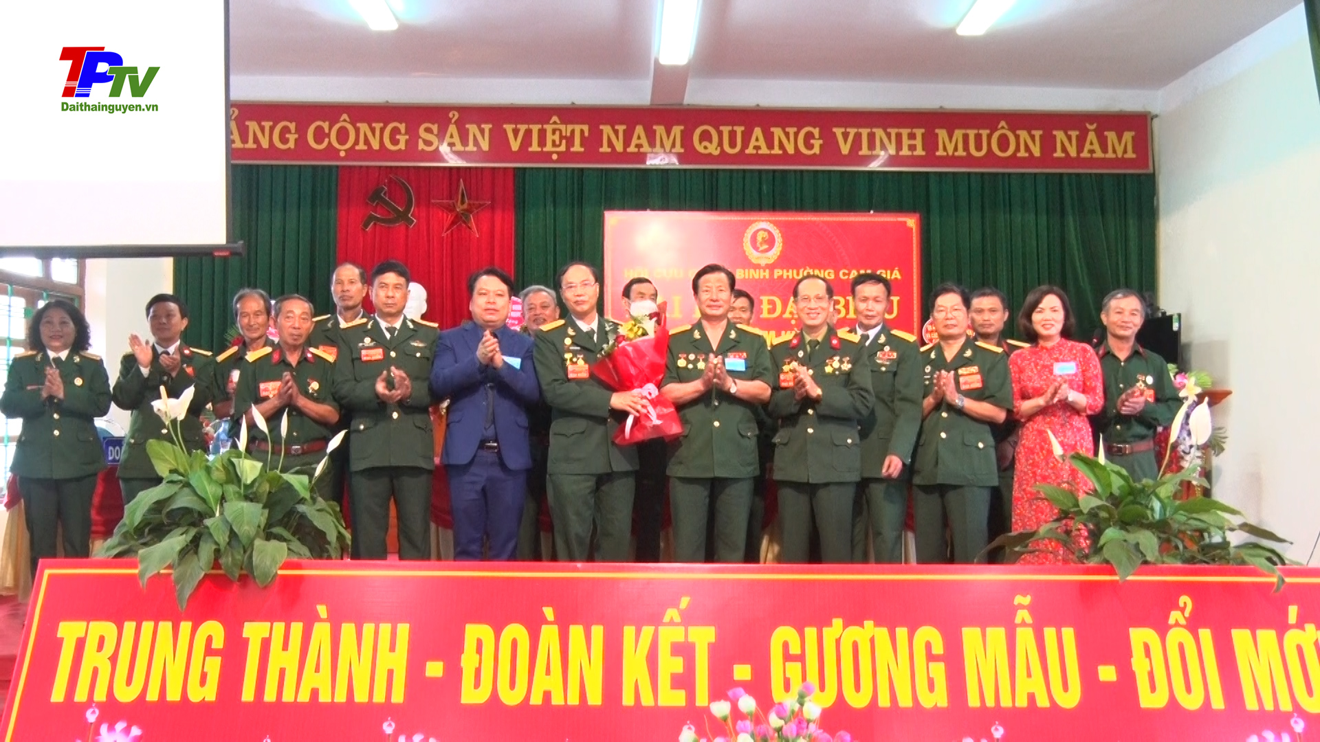 Đại hội đại biểu Hội Cựu chiến binh phường Cam Giá lần thứ IX, nhiệm kỳ 2022 -2027.