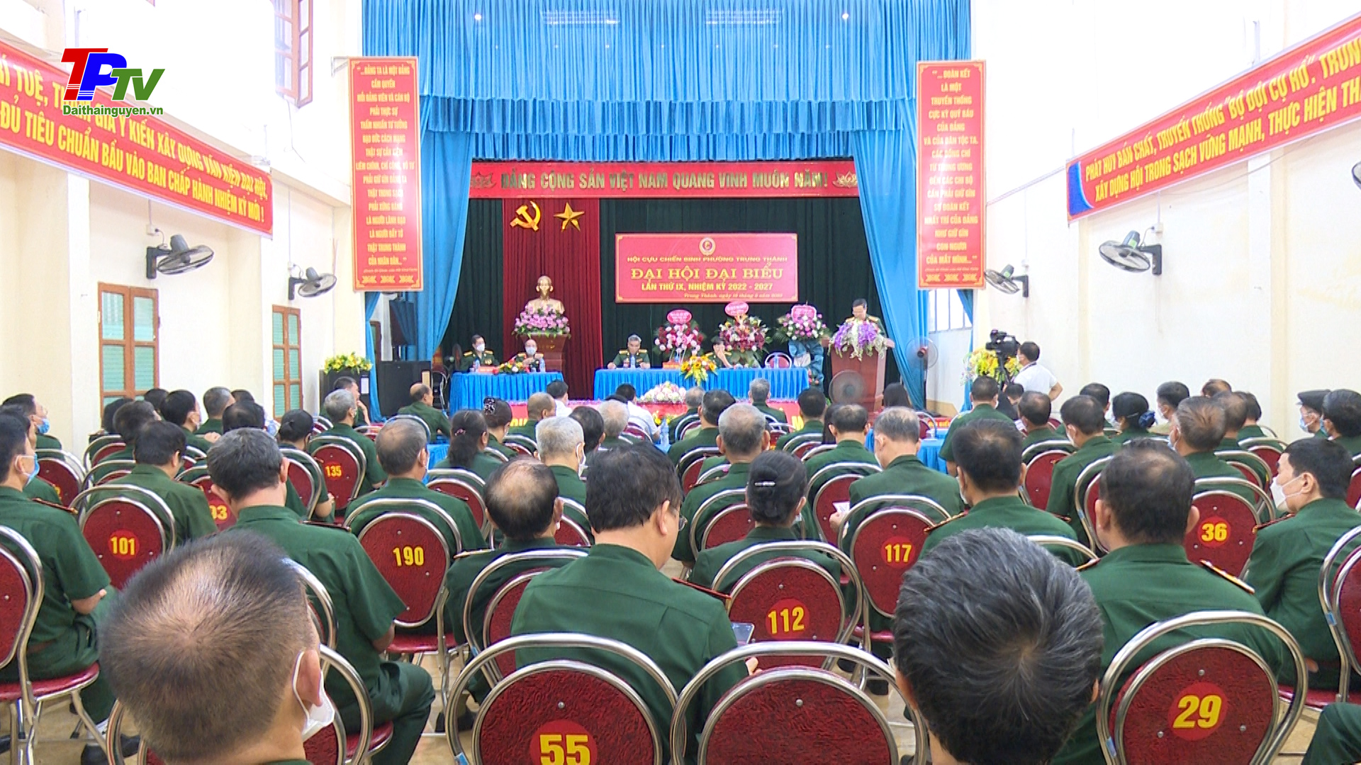 Hội Cựu chiến binh phường Trung Thành đại hội lần thứ IX nhiệm kỳ 2022 - 2027.