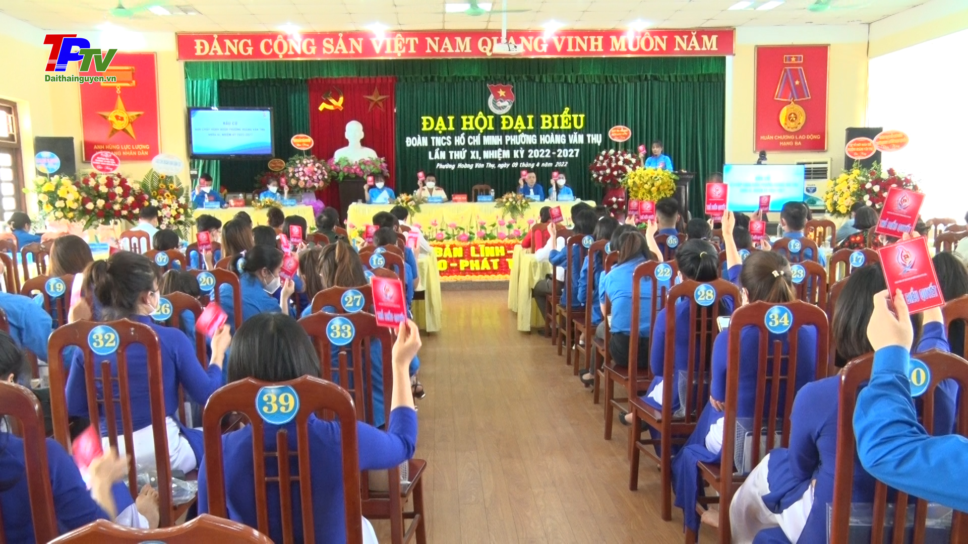 Đại hội đại biểu Đoàn TNCS Hồ Chí Minh phường Hoàng Văn Thụ lần thứ XI, nhiệm kỳ 2022 - 2027.