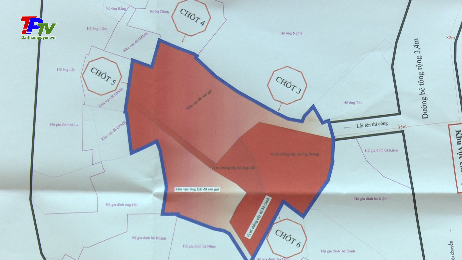 Đảm bảo an ninh trật tự để thu dọn tài sản, cây cối hoa màu trên diện tích đất đã được UBND tỉnh Thái Nguyên thu hồi.