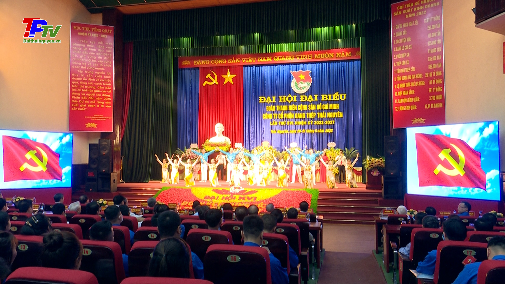 Đoàn Thanh niên Công ty Cổ phần Gang thép Thái Nguyên: Đại hội lần thứ XVI, nhiệm kỳ 2022-2027.