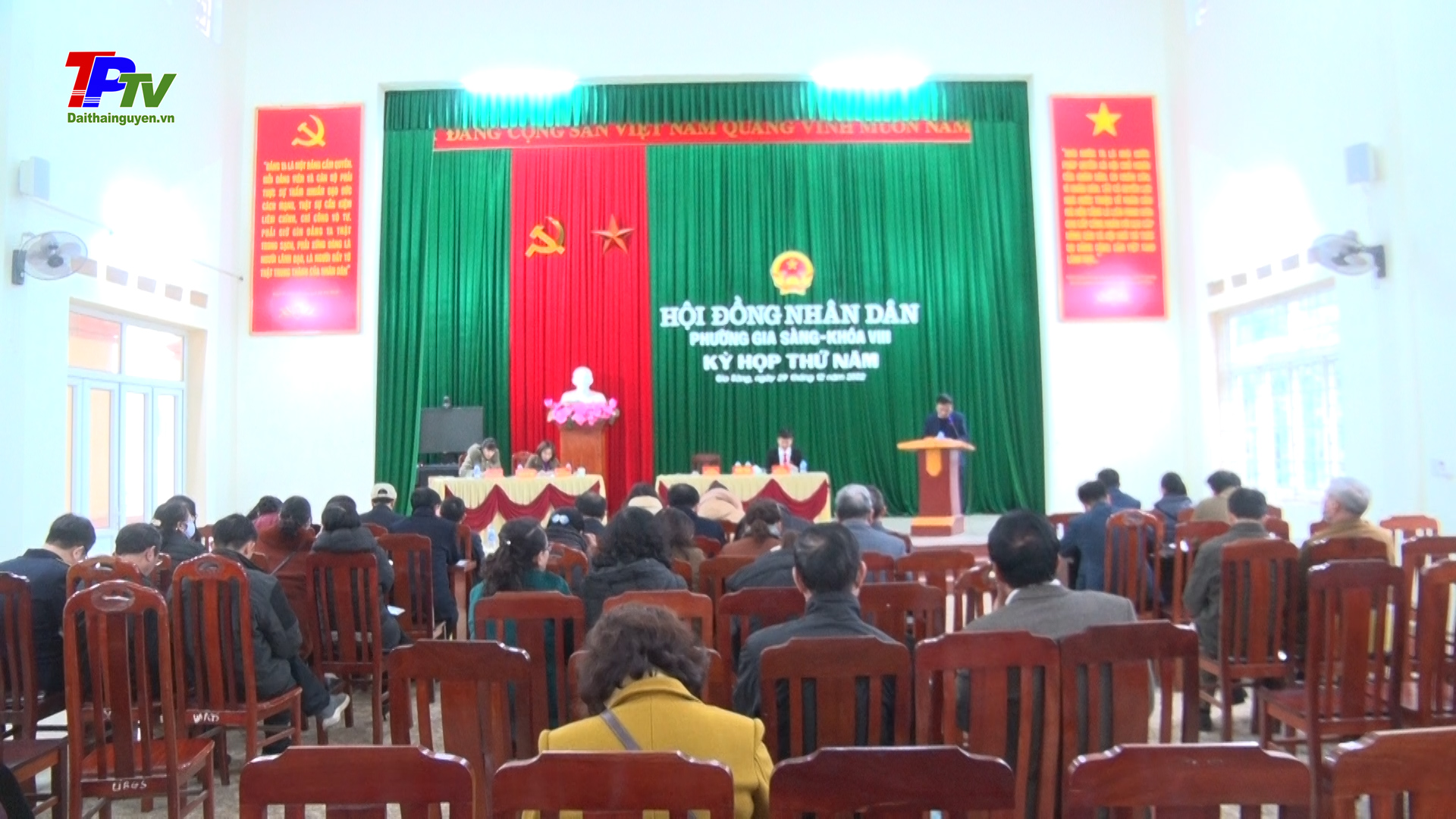 Kỳ họp thứ năm HĐND phường Gia Sàng khóa VIII, nhiệm kỳ 2021 - 2026.