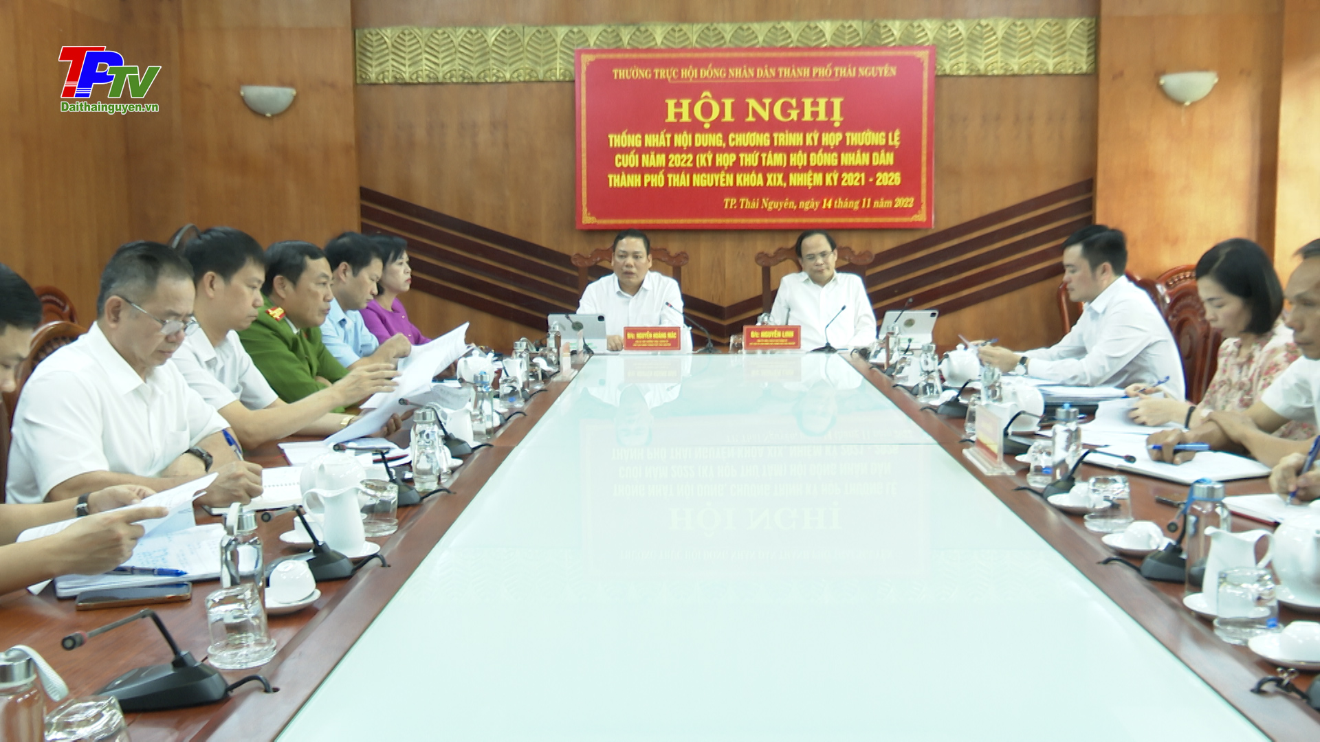 HĐND thành phố Thái Nguyên: Thống nhất nội dung, chương trình kỳ họp thường lệ cuối năm.