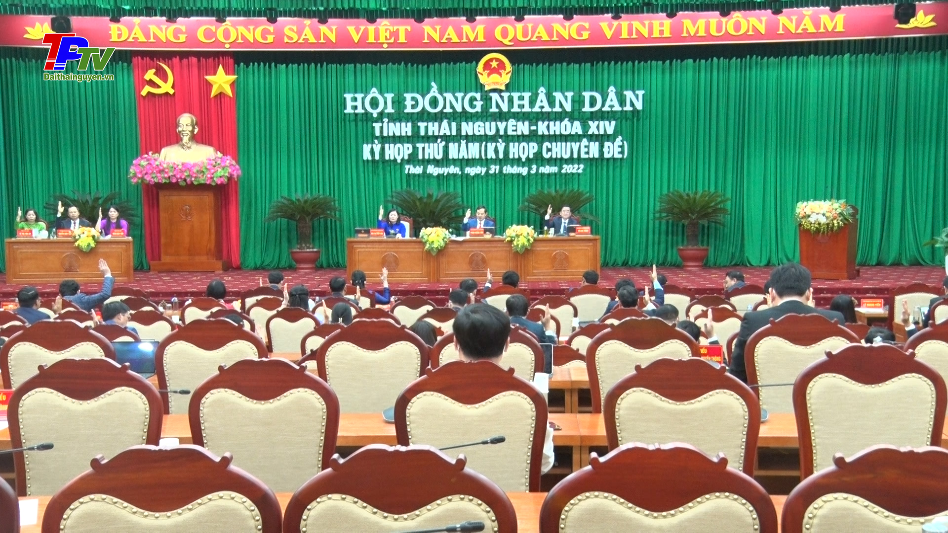 Kỳ họp thứ 5 (Kỳ họp chuyên đề) HĐND tỉnh Thái Nguyên khóa XIV thành công tốt đẹp.