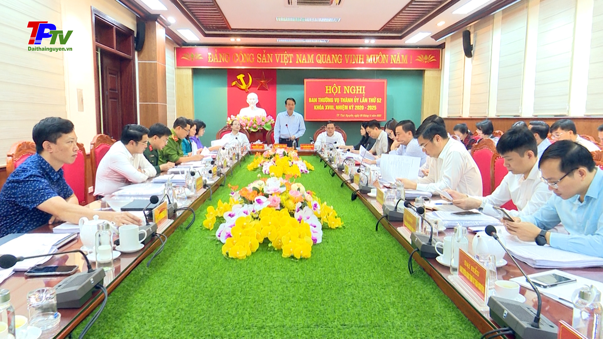 Hội nghị Ban Thường vụ Thành ủy Thái Nguyên lần thứ 52.