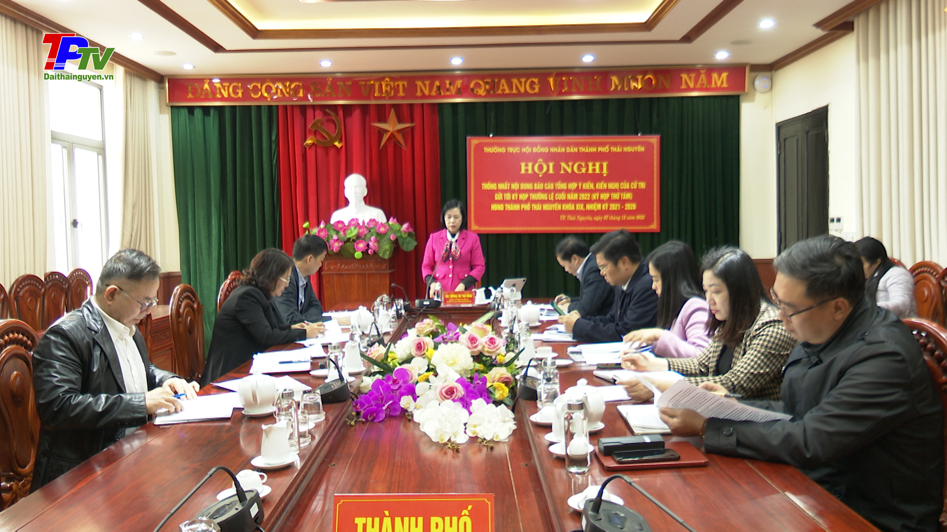 Thống nhất nội dung báo cáo tổng hợp ý kiến, kiến nghị của cử tri gửi tới kỳ họp thường lệ cuối năm 2022.