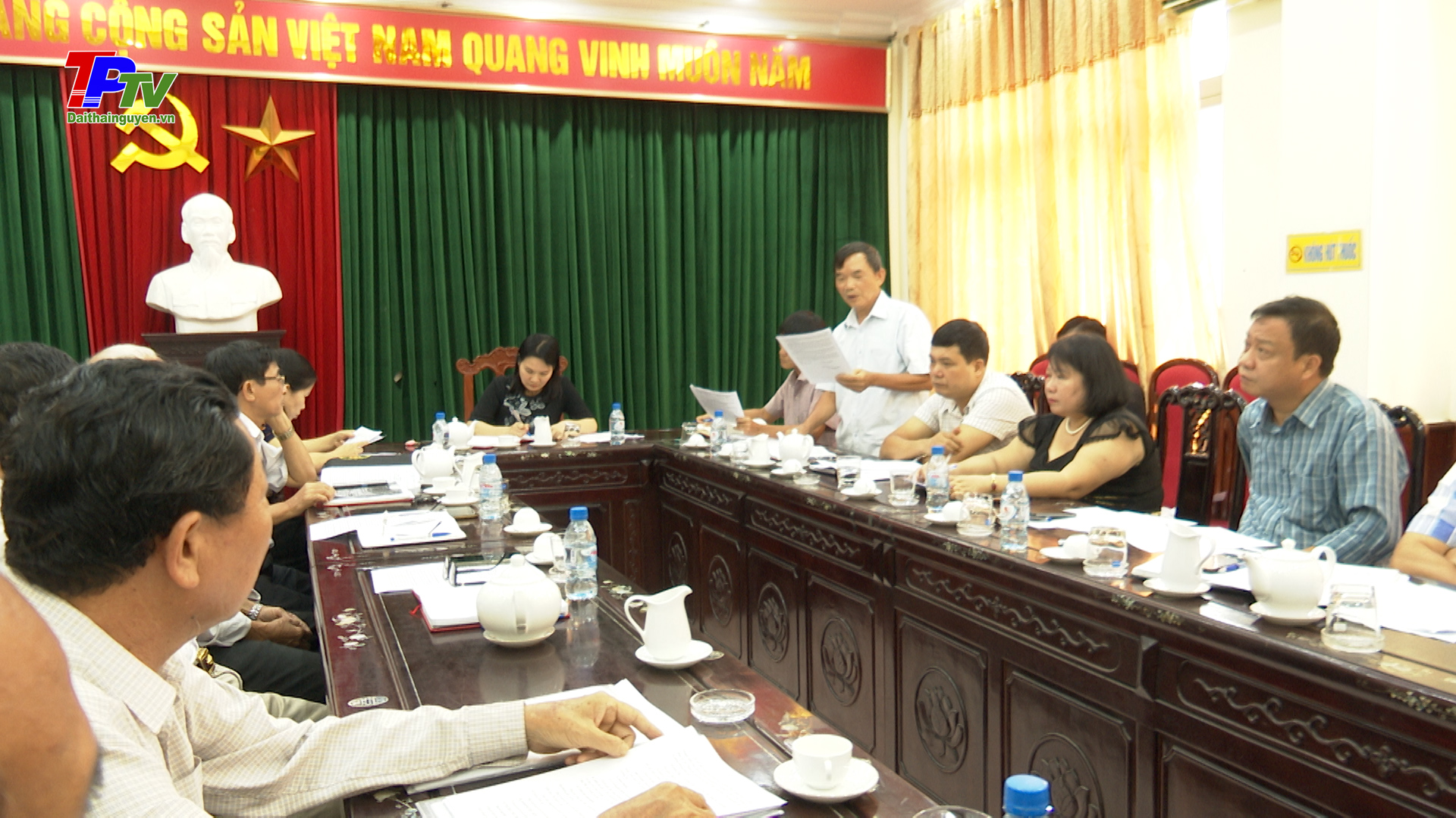 Họp ban tổ chức Triển lãm thi sinh vật cảnh