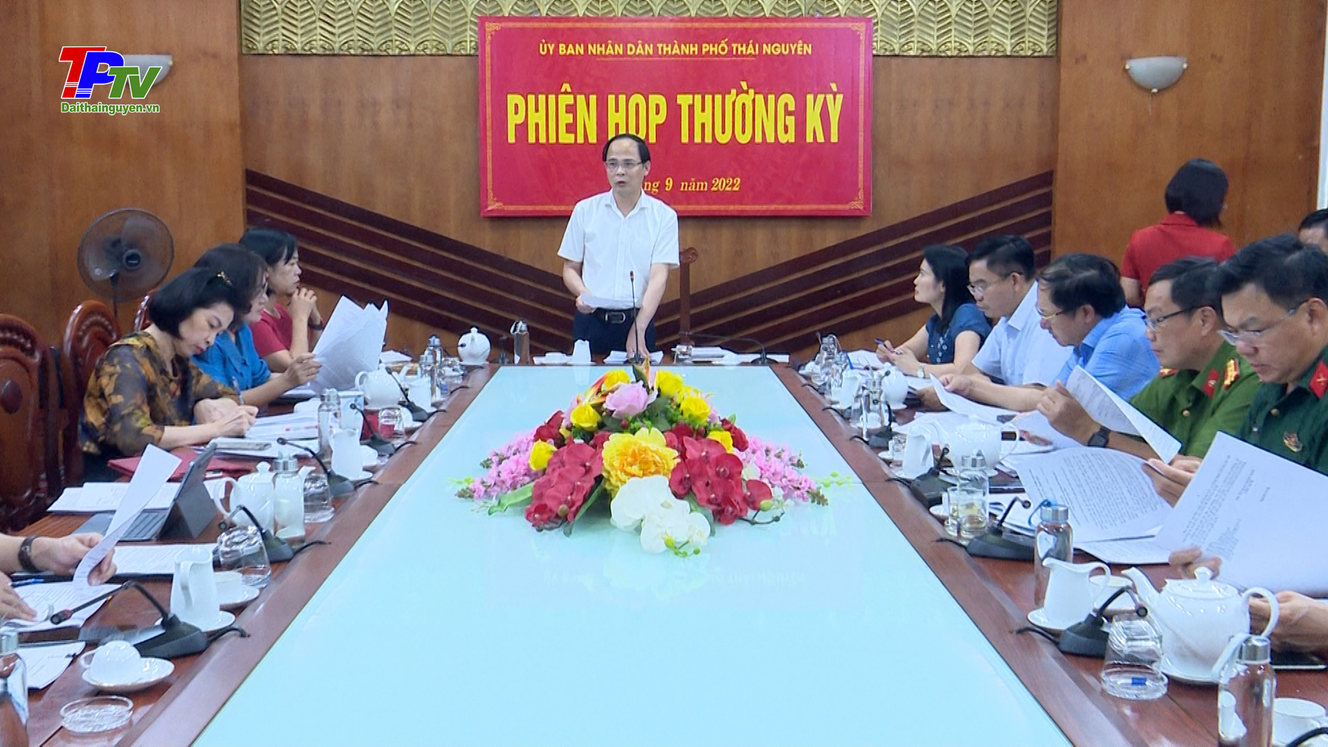 Phiên họp thường kỳ UBND Thành phố Thái Nguyên tháng 9/2022