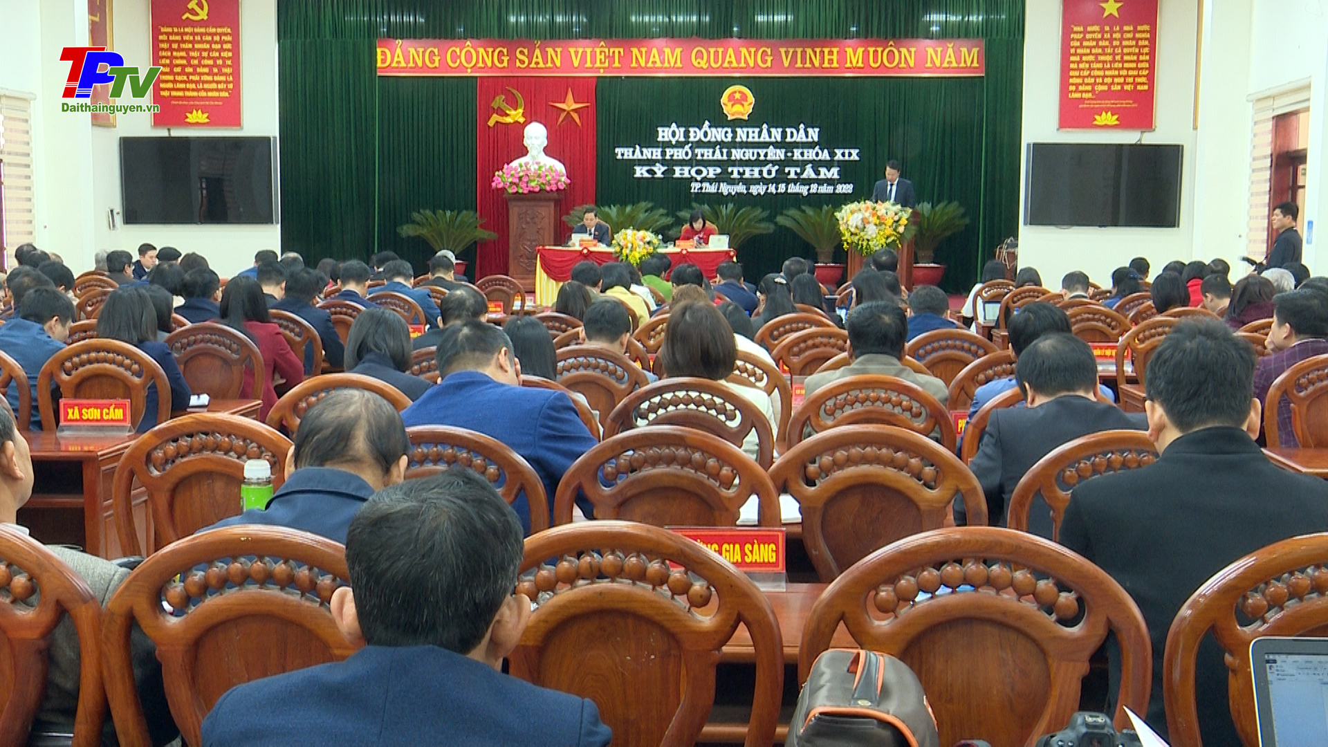 Khai mạc kỳ họp thứ 8, HĐND thành phố Thái Nguyên khóa 19.