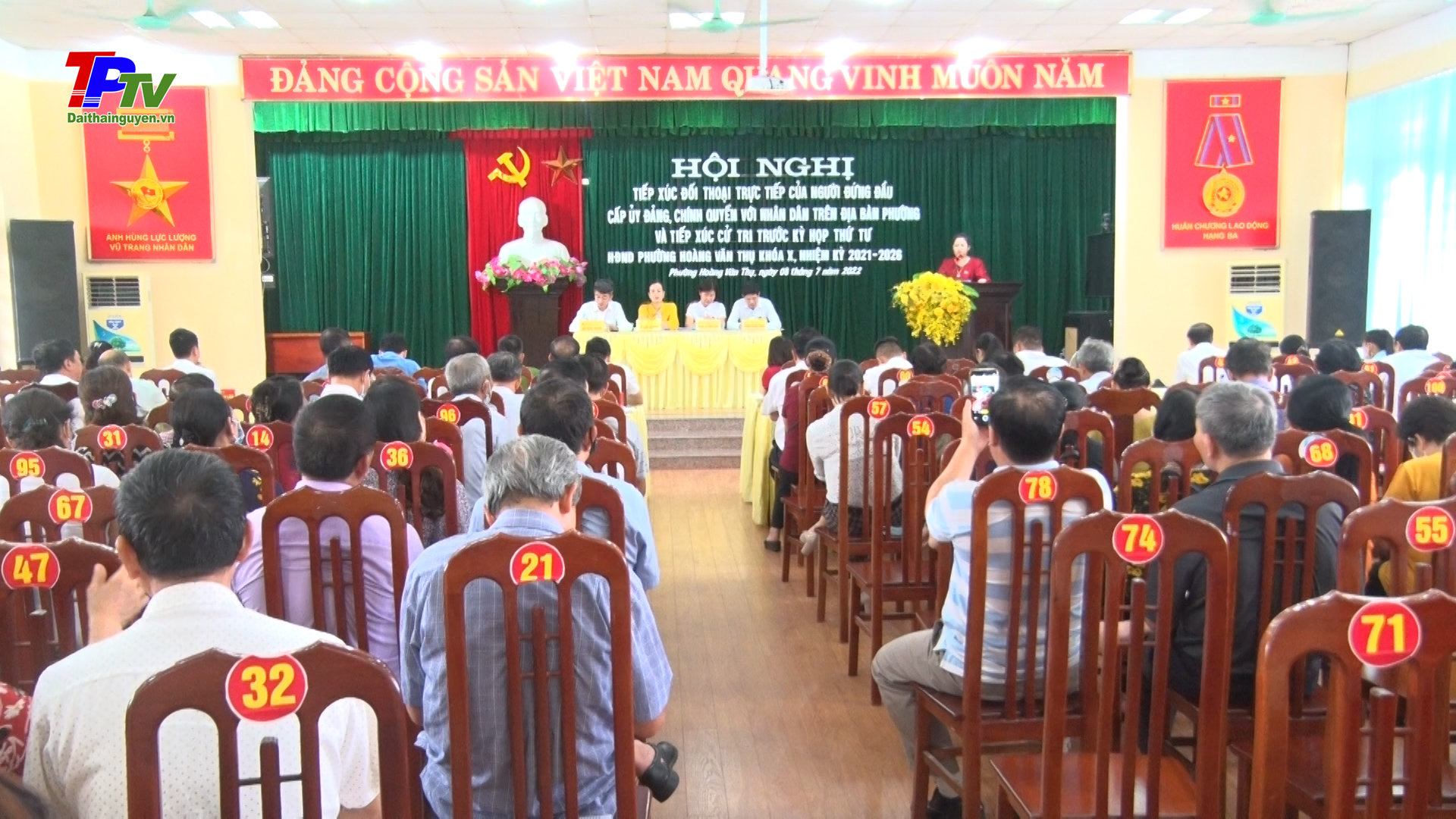 Phường Hoàng Văn Thụ tổ chức tiếp xúc đối thoại trực tiếp của người đứng đầu cấp ủy Đảng, Chính quyền với nhân dân trên địa bàn.