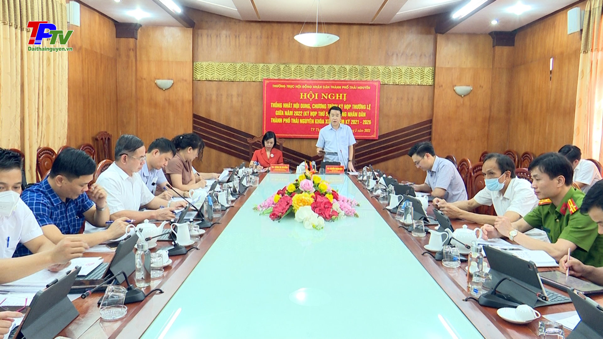 Thống nhất nội dung, chương trình Kỳ họp thứ 5 HĐND thành phố Thái Nguyên khóa XIX.