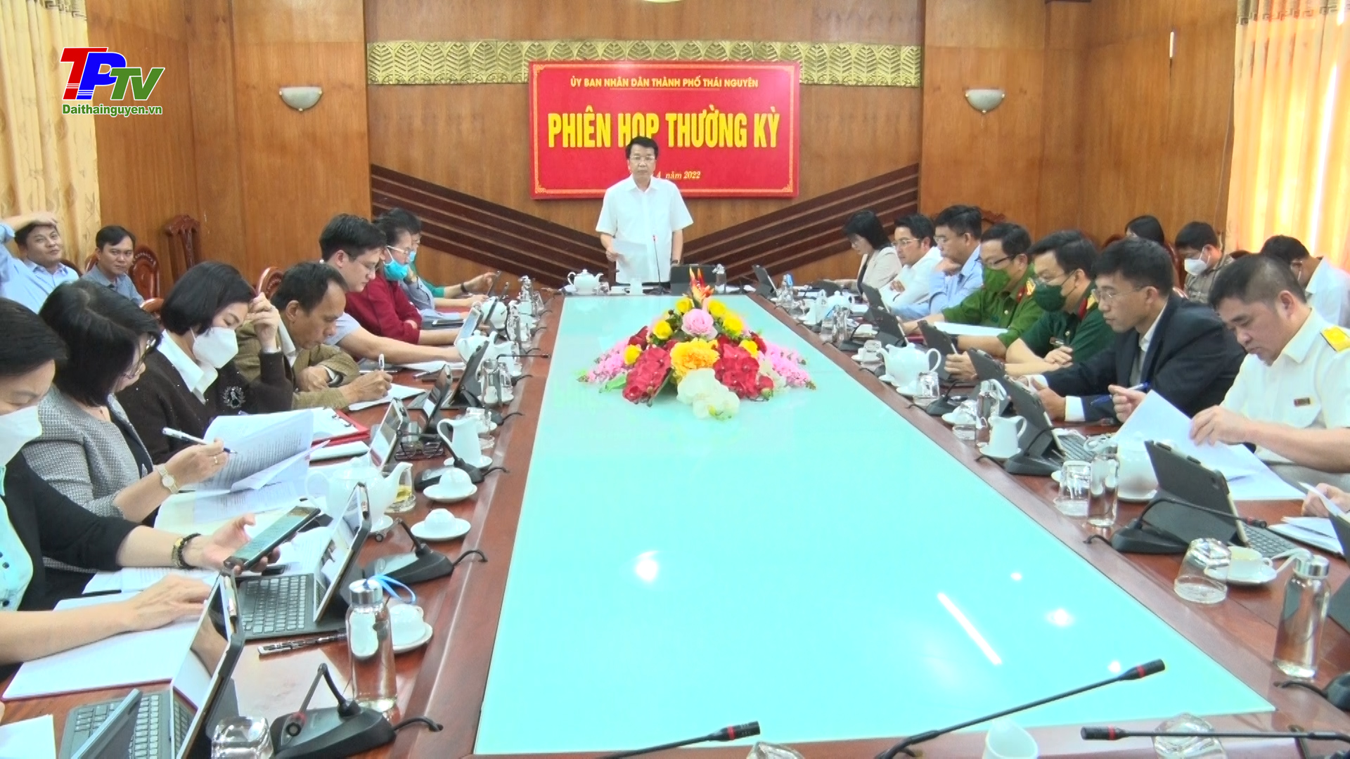 UBND thành phố Thái Nguyên họp phiên thường kỳ tháng 4/2022