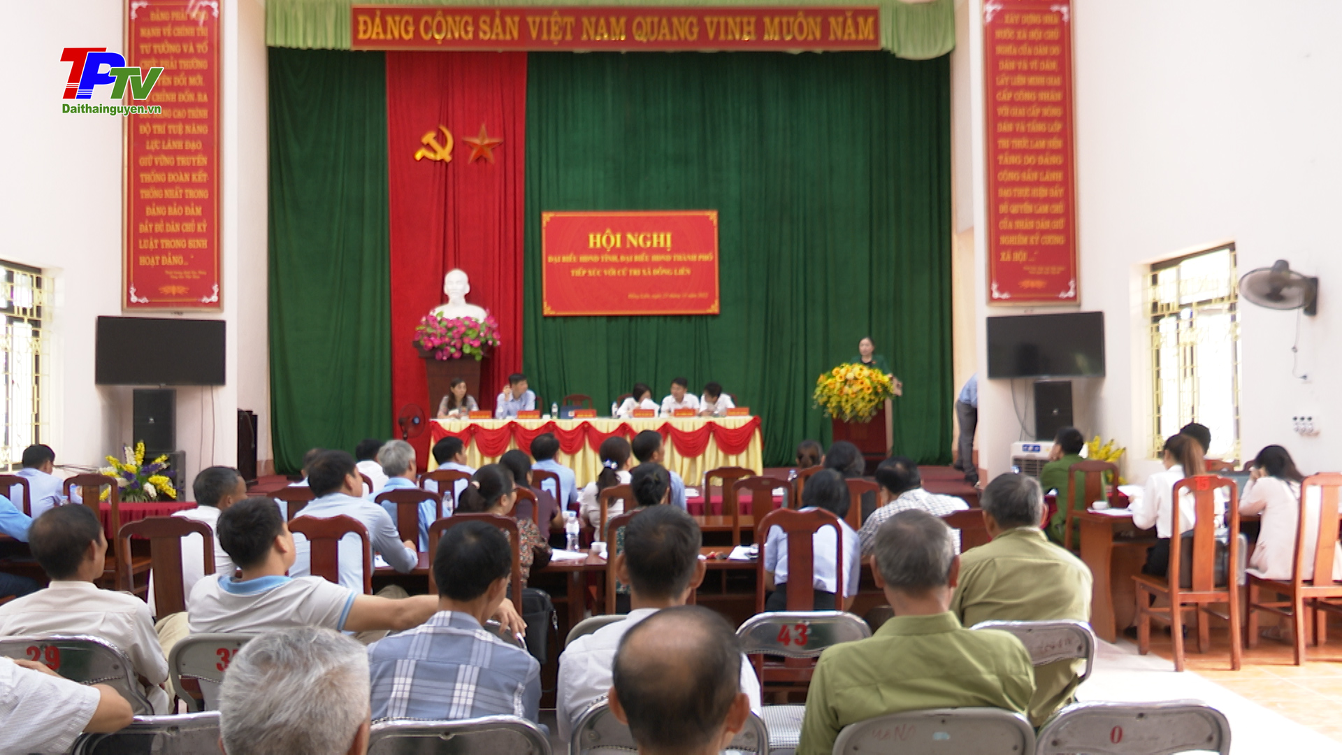 Đại biểu HĐND tỉnh và thành phố Thái Nguyên tiếp xúc cử tri xã Đồng Liên