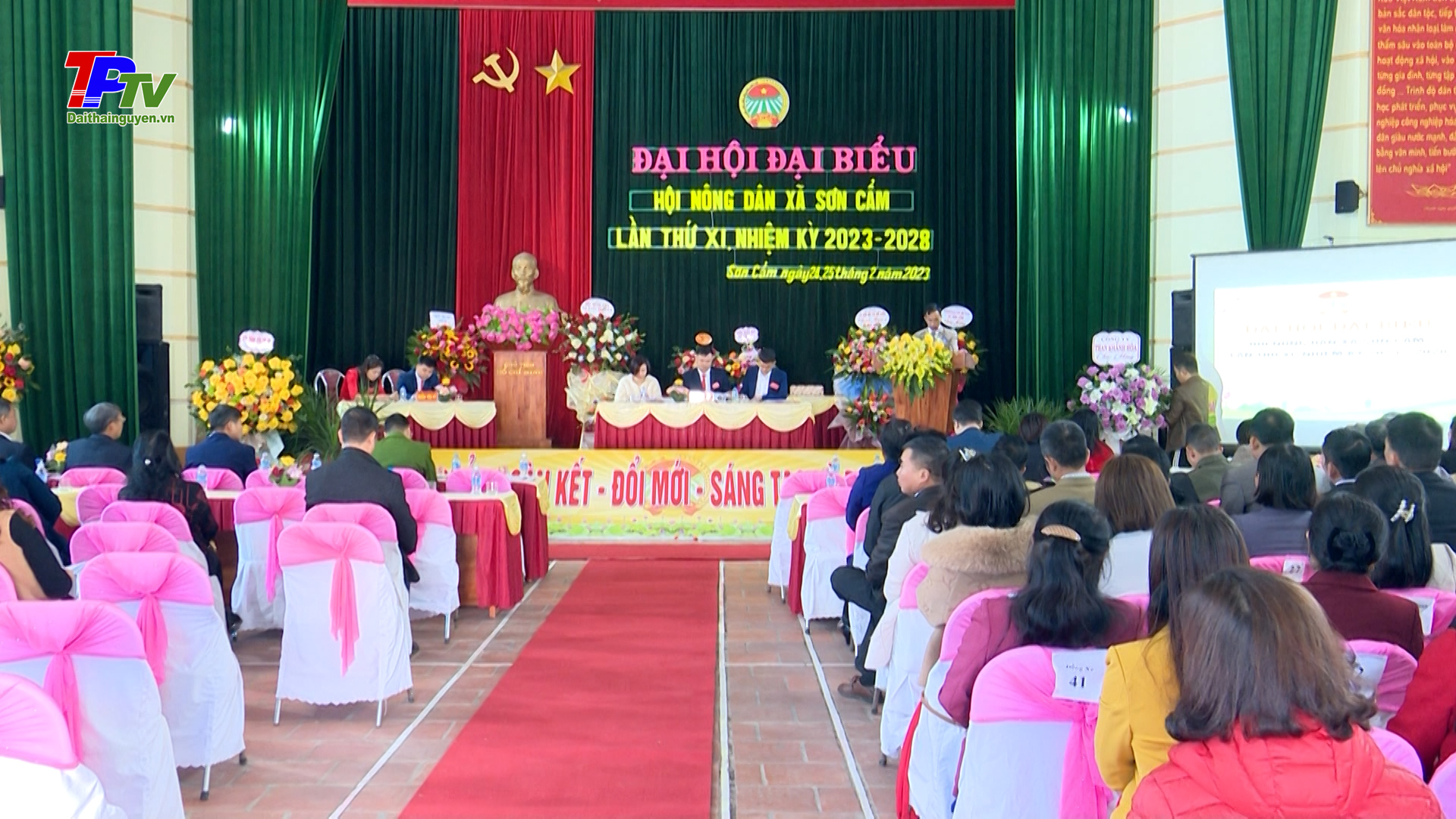 Đại hội Đại biểu Hội Nông dân xã Sơn Cẩm nhiệm kỳ 2023 - 2028.