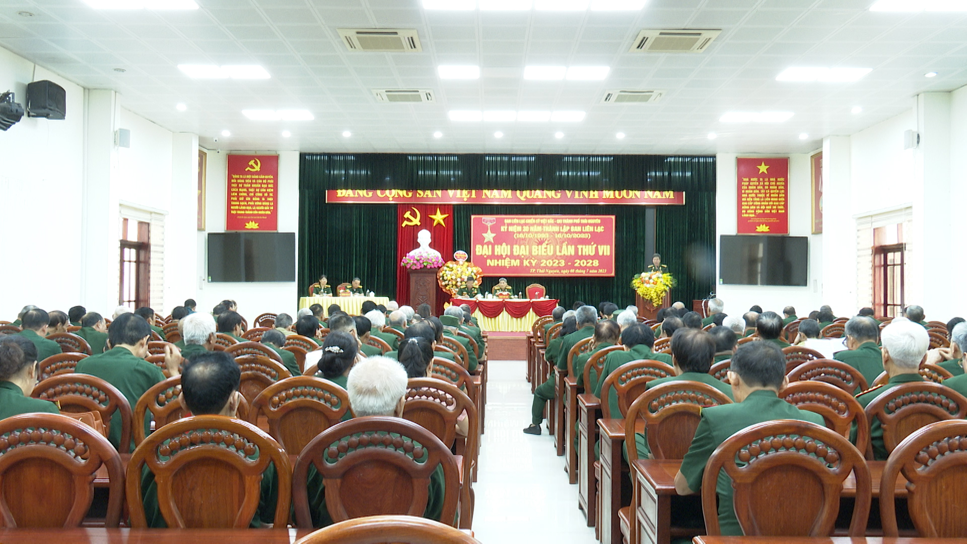 Ban liên lạc chiến sĩ Việt Bắc Quân khu I thành phố Thái Nguyên Đại hội lần thứ VII, nhiệm kỳ 2023-2028.