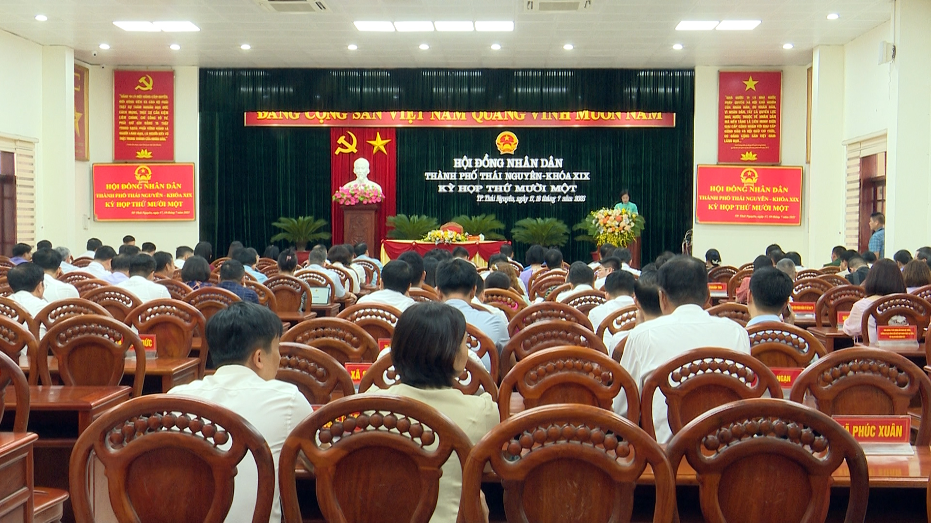 Kỳ họp thứ mười một, HĐND thành phố Thái Nguyên khóa XIX, nhiệm kỳ 2021-2026 thành công tốt đẹp