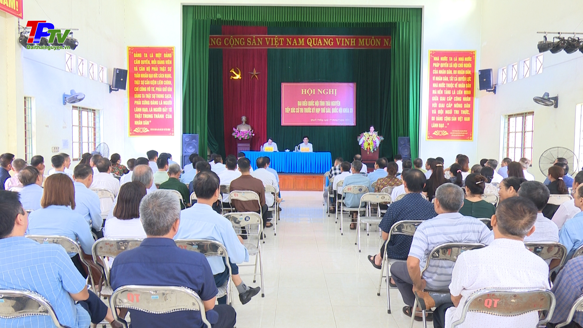 Đại biểu Quốc hội tỉnh Thái Nguyên tiếp xúc cử tri 2 xã Quyết Thắng và Phúc Xuân, thành phố Thái Nguyên.