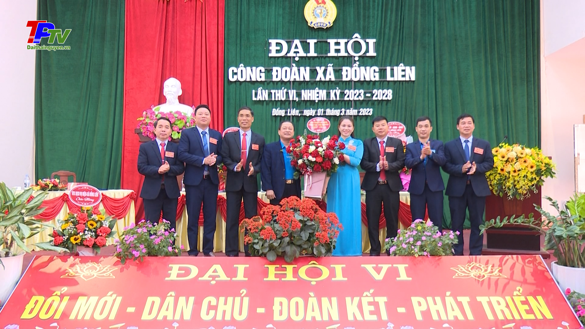Công đoàn xã Đồng Liên tổ chức Đại hội lần thứ VI.