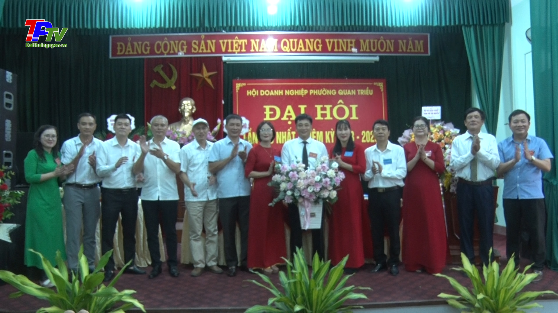 Đại hội Hội doanh nghiệp phường Quan Triều lần thứ nhất, nhiệm kỳ 2023-2028.