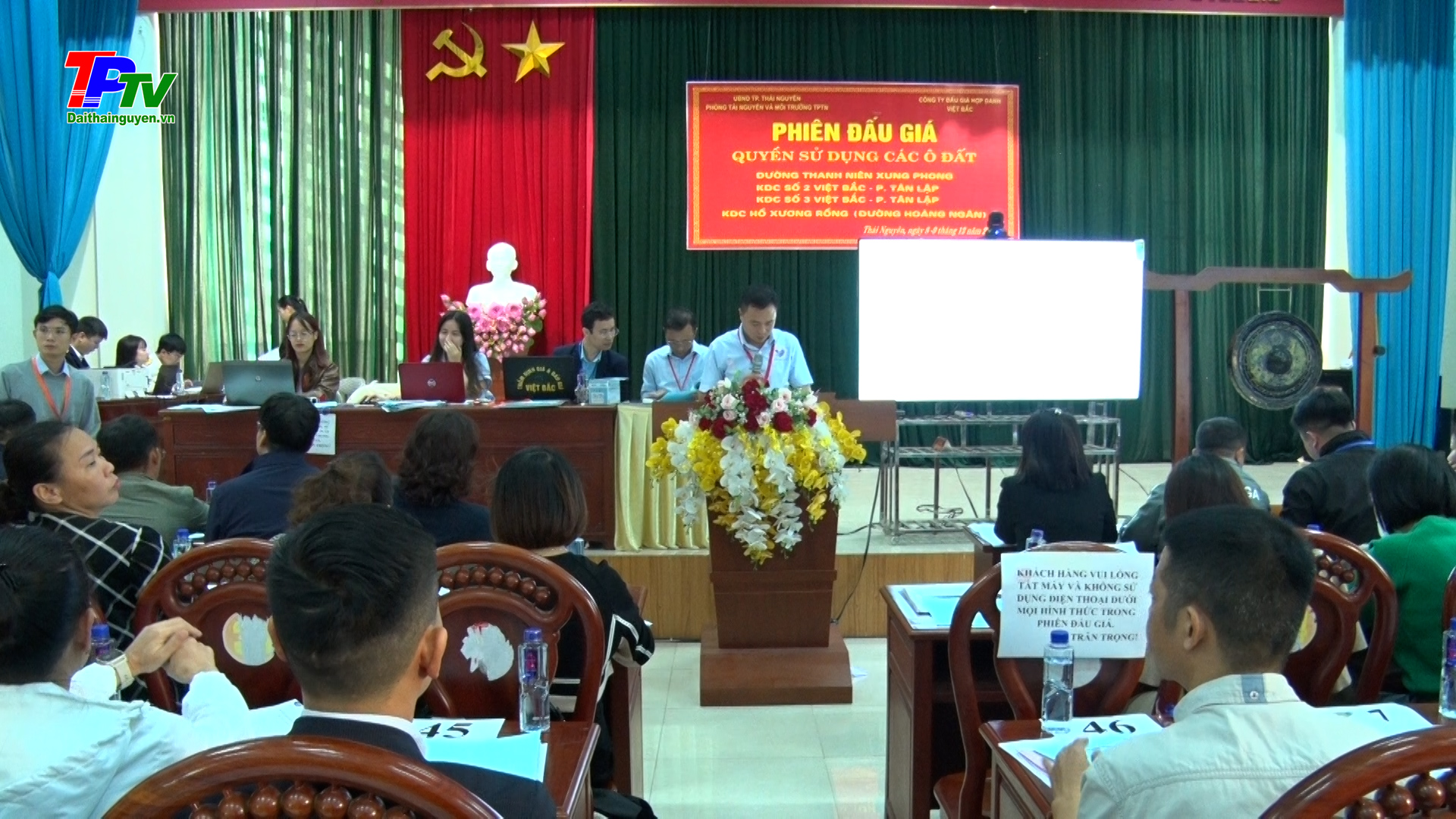 TP. Thái Nguyên: Thu gần 421 tỷ đồng qua 2 ngày đấu giá