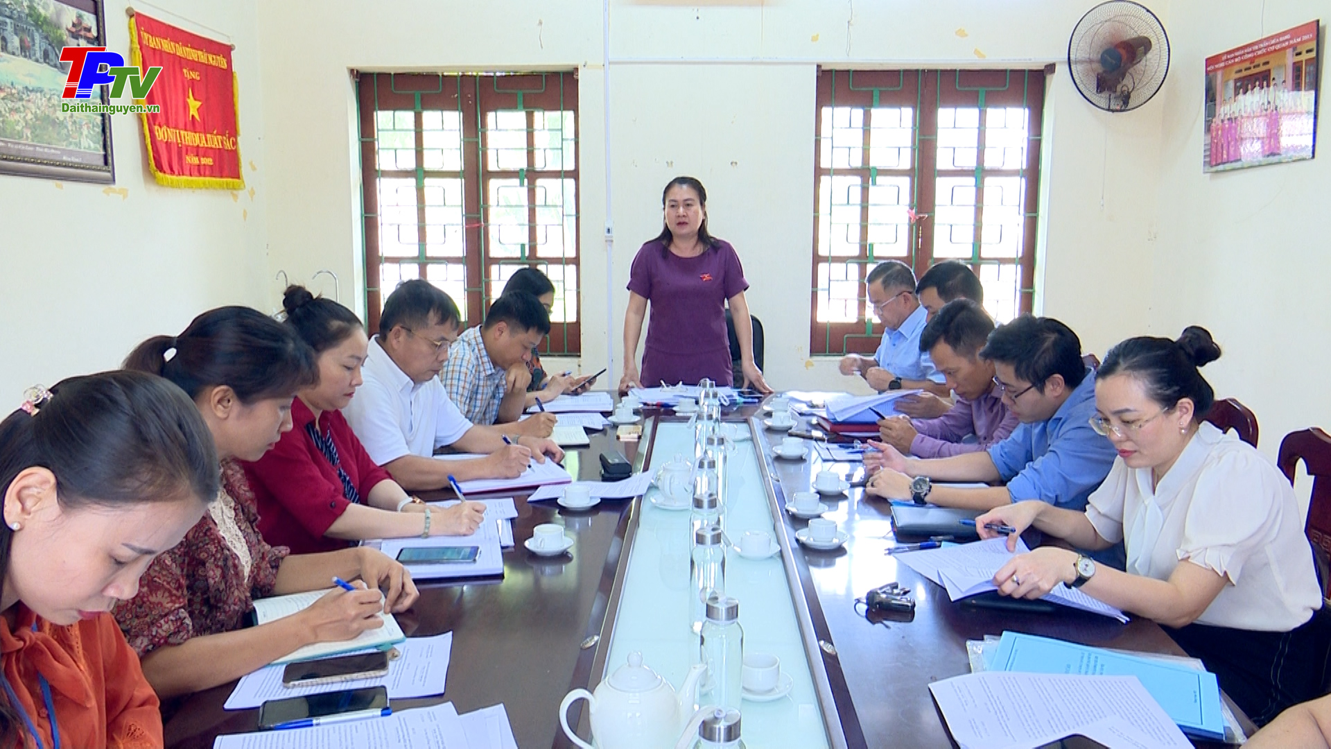 Giám sát việc thực hiện Đề án Nâng cao năng lực quản lý TTXD và MQĐT giai đoạn 2021 - 2025 tại phường Chùa Hang.