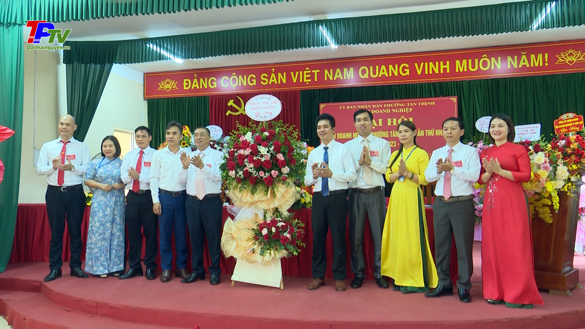 Đại hội Hội Doanh nghiệp phường Tân Thịnh lần thứ Nhất, nhiệm kỳ 2023 - 2028.