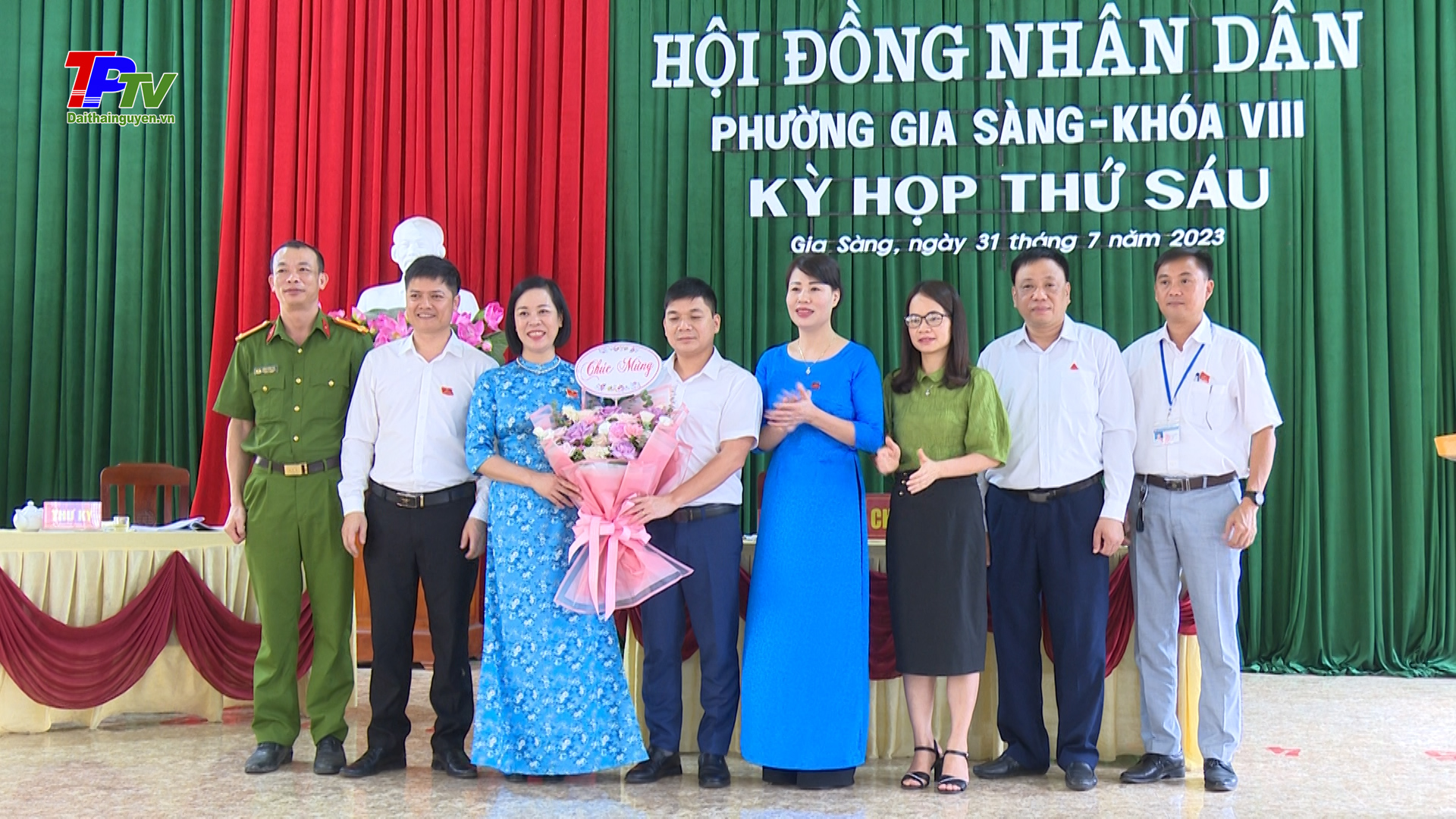 Kỳ họp thứ VI, HĐND phường Gia Sàng khóa VIII, nhiệm kỳ 2021 - 2026.