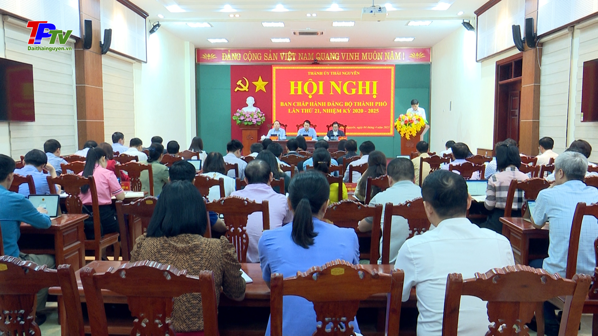Hội nghị Ban Chấp hành Đảng bộ thành phố Thái Nguyên lần thứ 21, nhiệm kỳ 2020 - 2025.