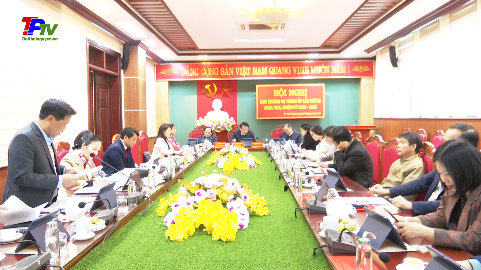 Hội nghị Ban thường vụ Thành ủy Thái Nguyên lần thứ 86.