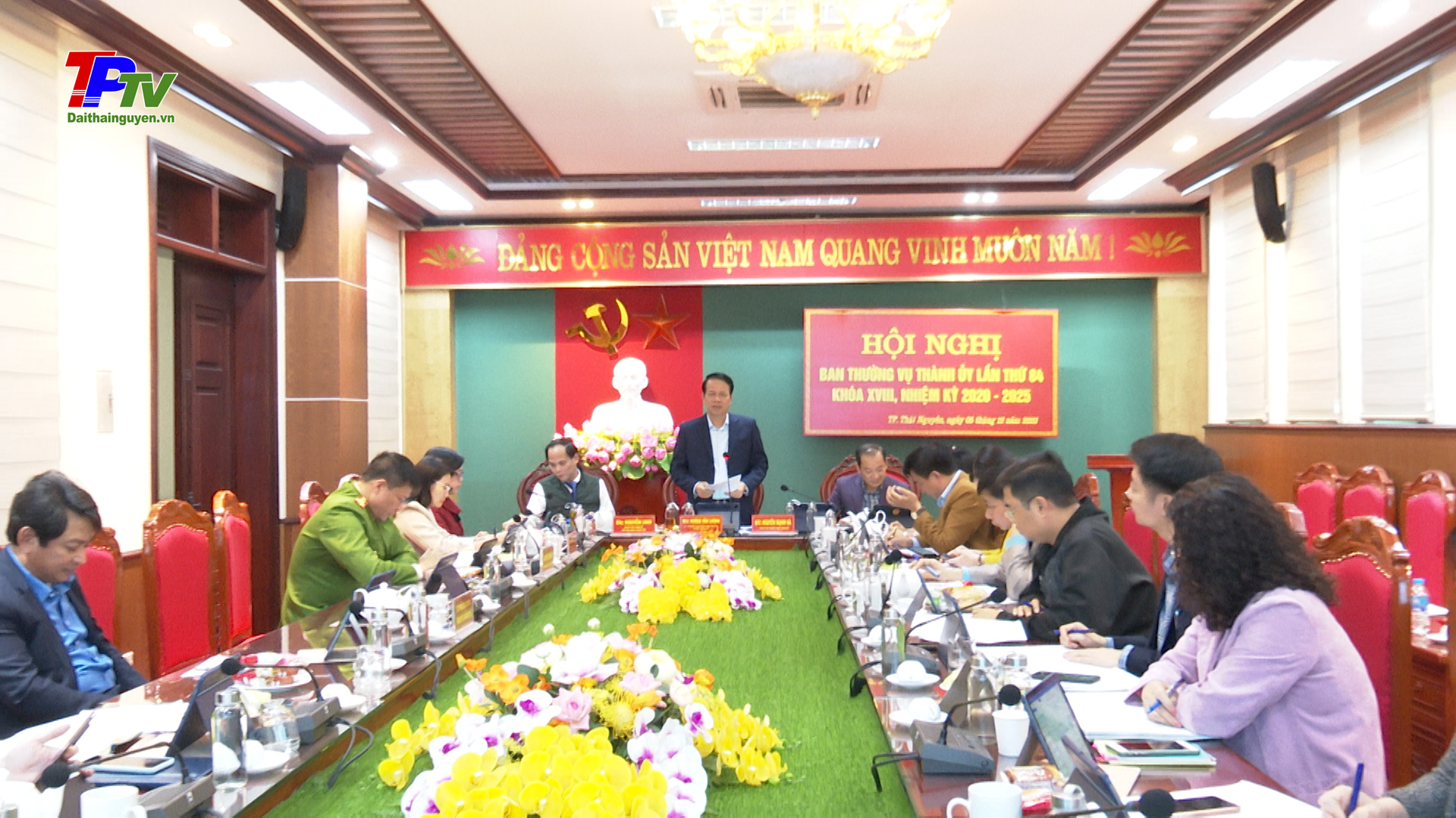Hội nghị Ban Thường vụ Thành ủy Thái Nguyên lần thứ 84.