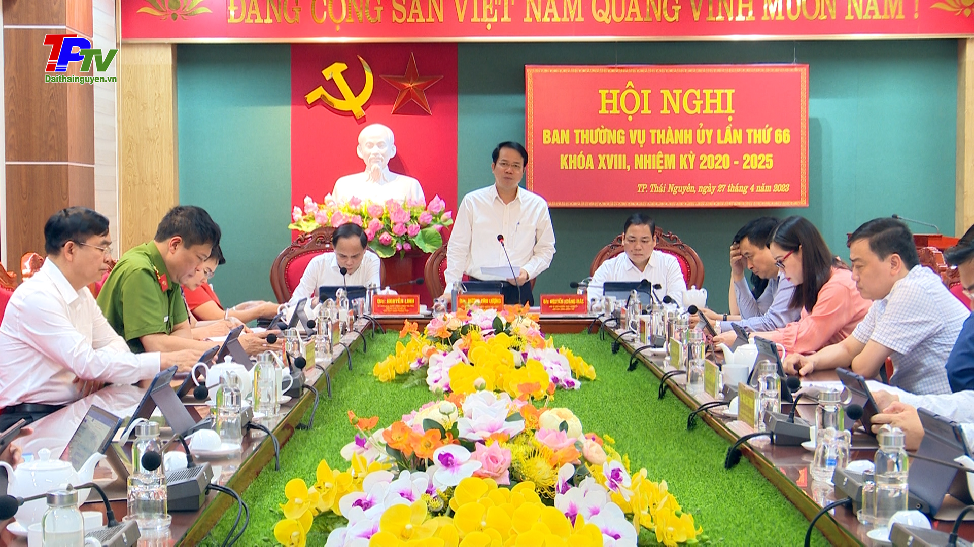 Hội nghị BTV Thành ủy Thái Nguyên lần thứ 66, khóa XVIII, nhiệm kỳ 2020-2025