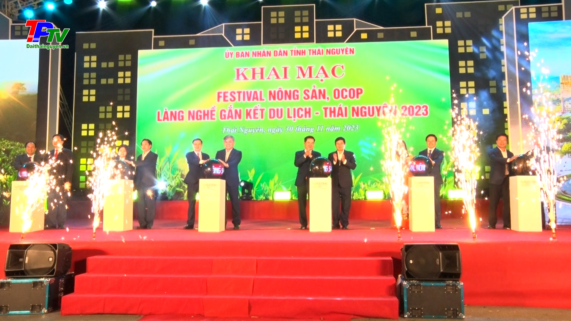 Khai mạc Festival nông sản, OCOP, làng nghề gắn kết du lịch - Thái Nguyên 2023