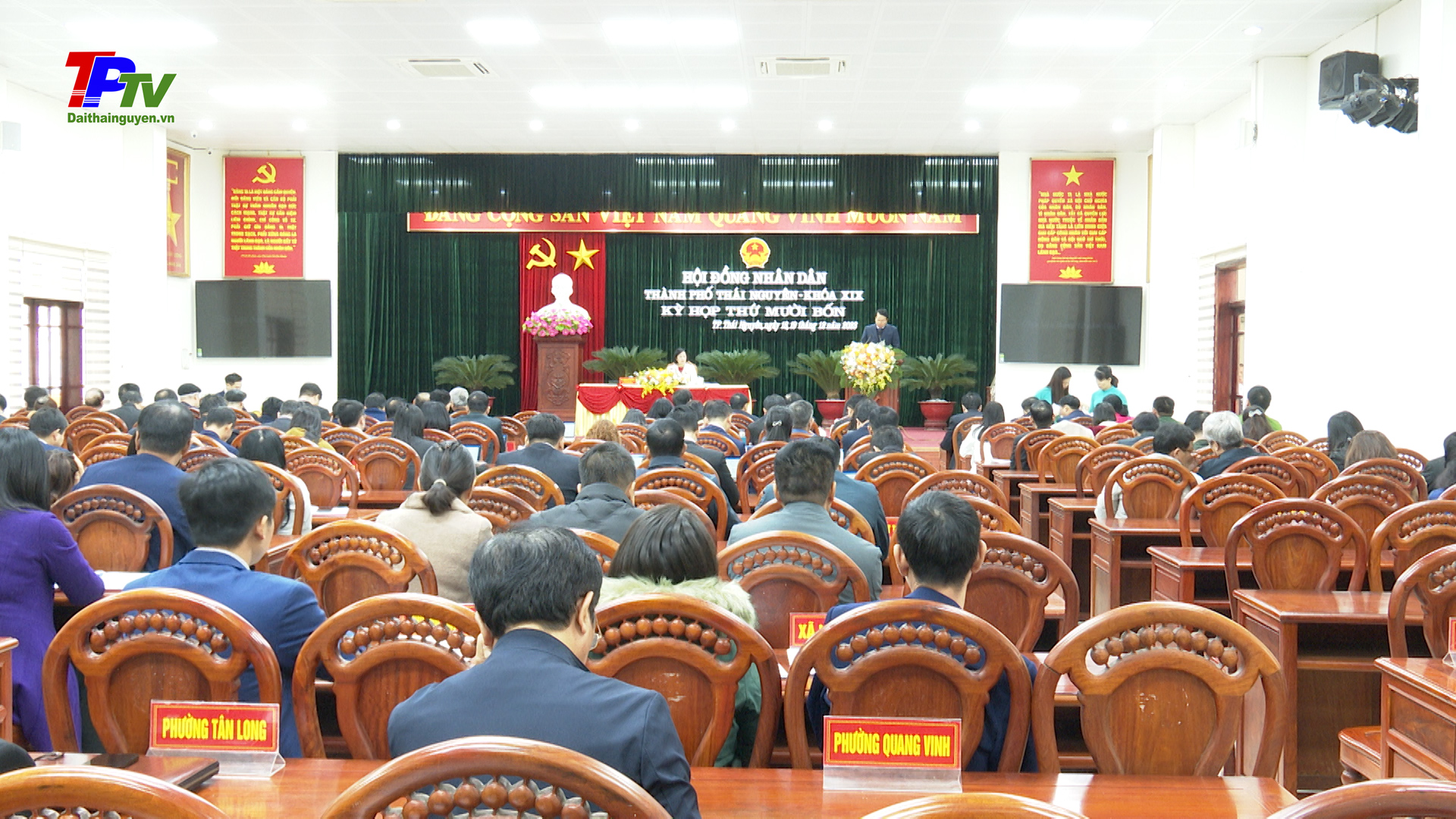 Khai mạc kỳ họp thứ mười bốn, HĐND thành phố Thái Nguyên khóa XIX.