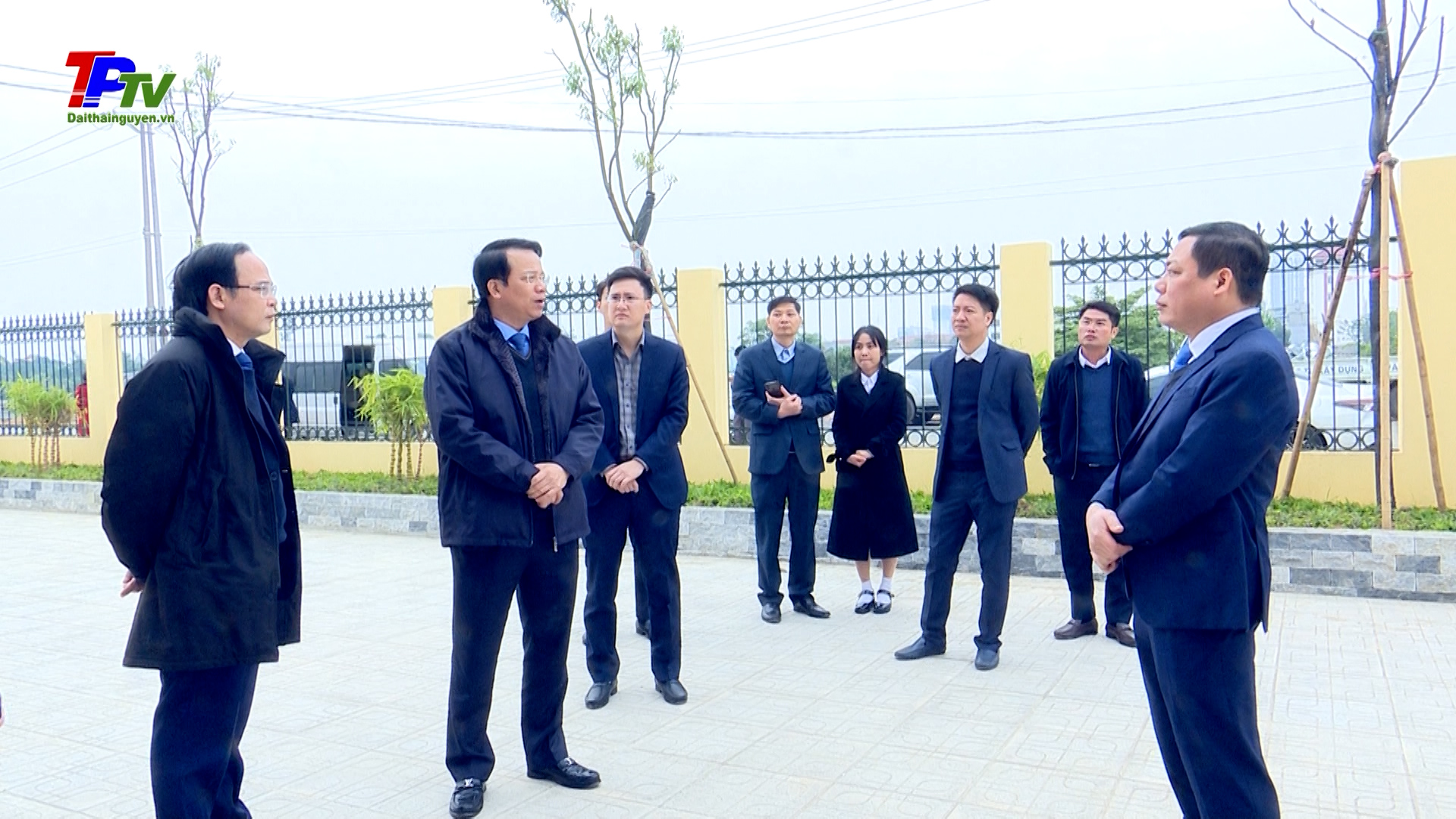 Lãnh đạo thành phố Thái Nguyên kiểm tra tại Dự án phát triển đô thị động lực và khu vực tổ chức Tết trồng cây