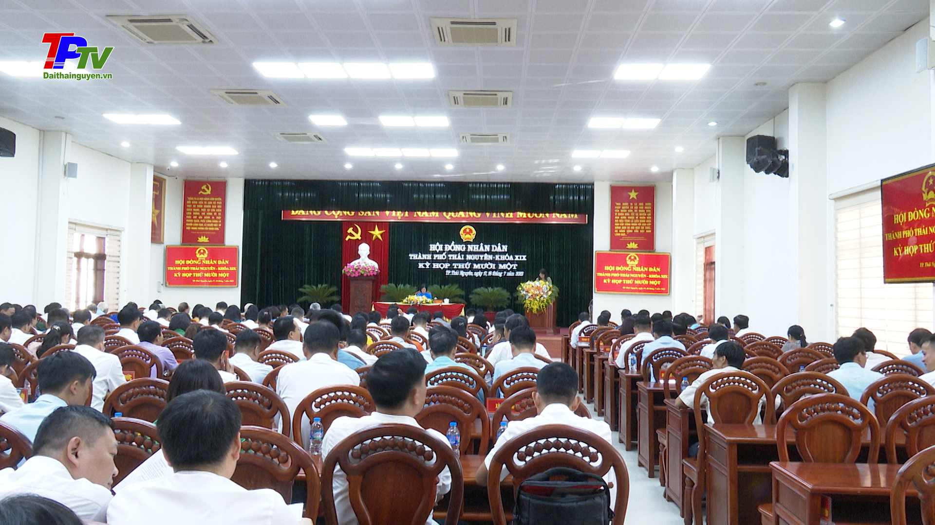 Khai mạc Kỳ họp thứ mười một, HĐND TP Thái Nguyên khóa XIX, nhiệm kỳ 2021 - 2026.