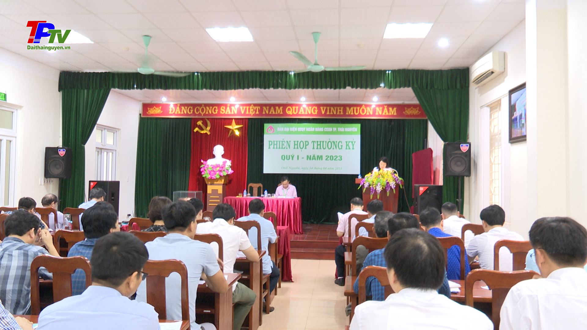 Ban đại diện HĐQT Ngân hàng Chính sách xã hội thành phố Thái Nguyên triển khai nhiệm vụ quý II/2023.