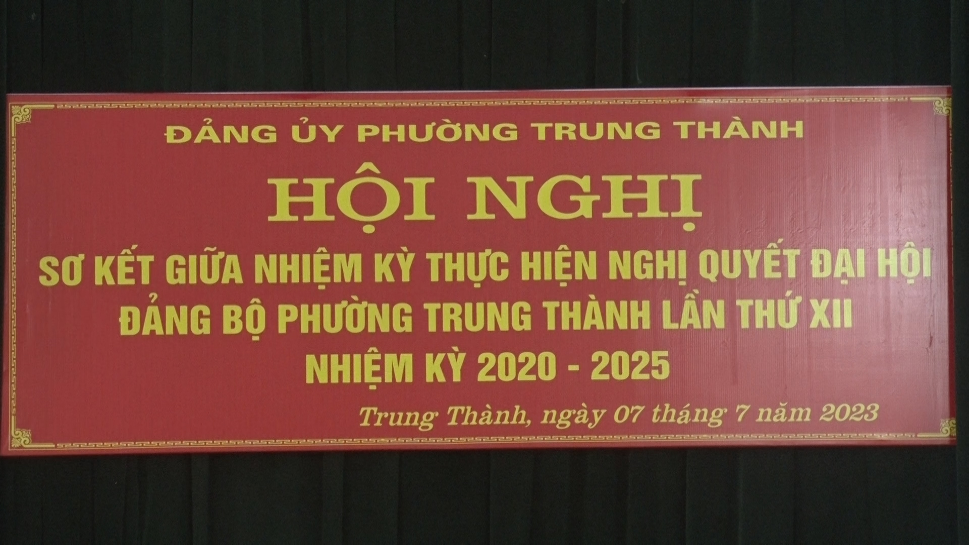 Đảng bộ phường Trung Thành: Sơ kết giữa nhiệm kỳ thực hiện Nghị quyết Đại hội Đảng bộ phường lần thứ XII