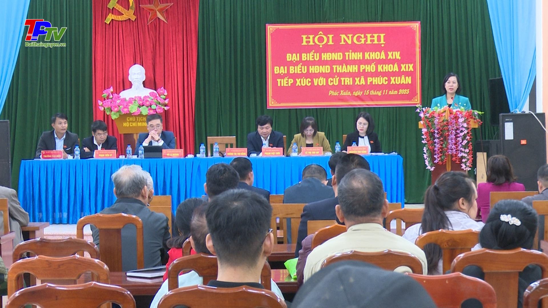 Đại biểu HĐND Tỉnh và TP Thái Nguyên tiếp xúc cử tri xã Phúc Xuân