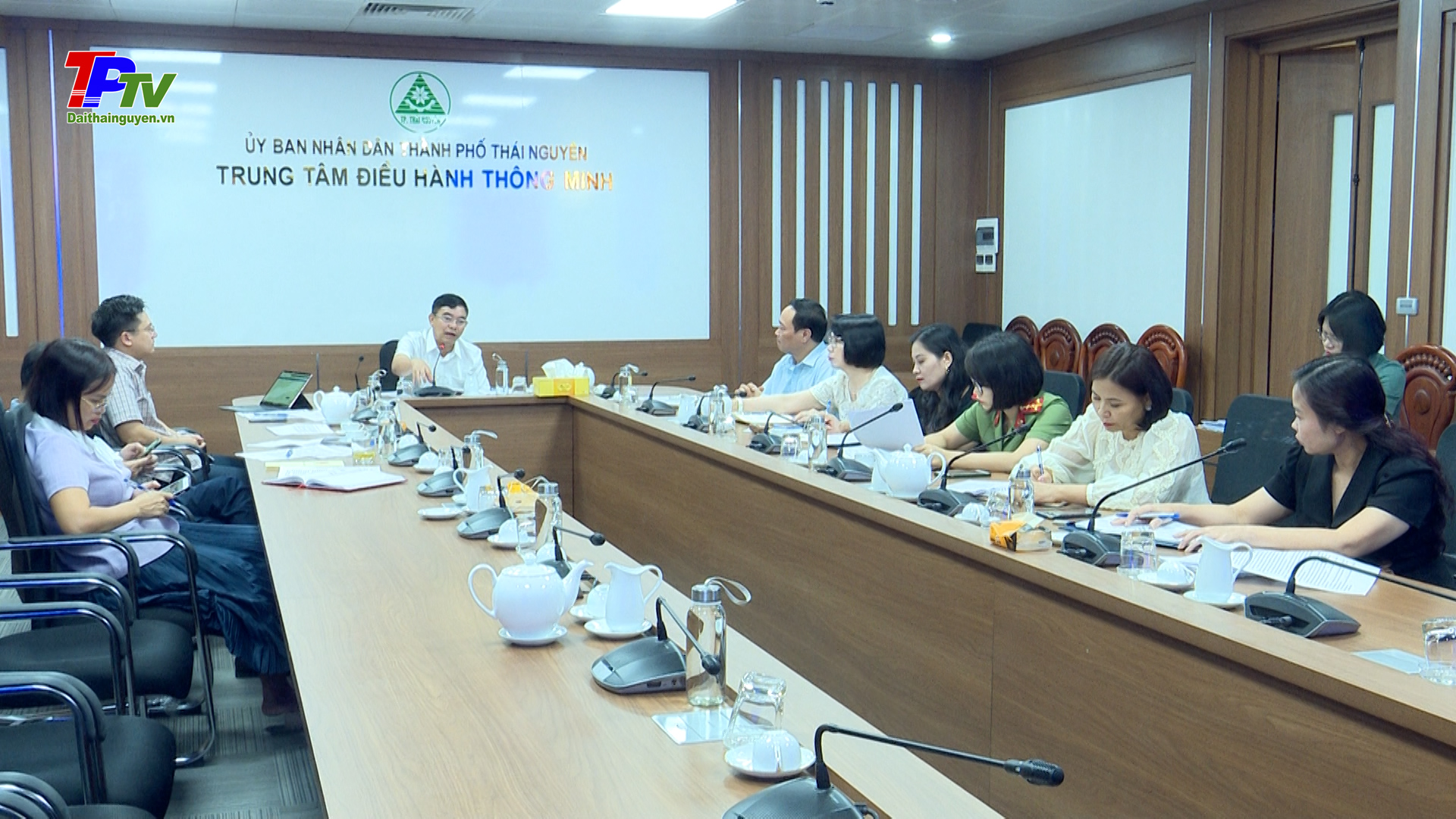 UBND thành phố Thái Nguyên làm việc với Văn phòng cơ quan hợp tác quốc tế Hàn Quốc.