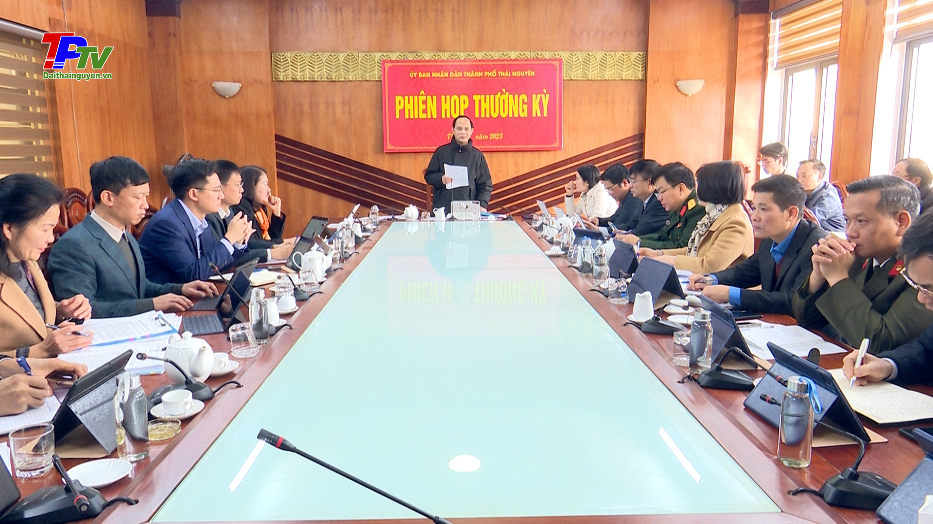 UBND thành phố Thái Nguyên triển khai nhiệm vụ tháng 2.2023