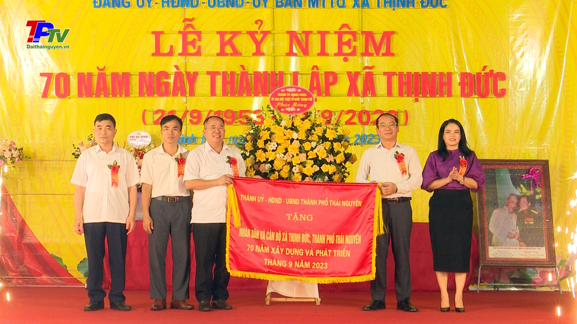 Xã Thịnh Đức kỷ niệm 70 năm ngày thành lập.