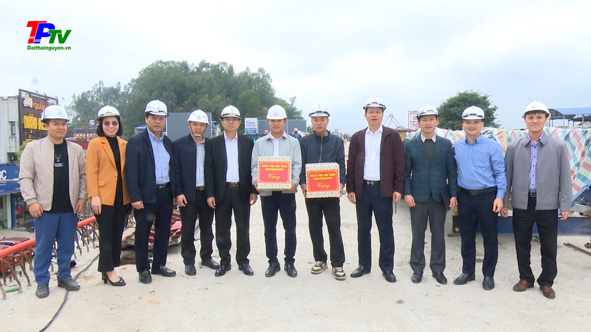 Đồng chí Bí thư Thành ủy Thái Nguyên kiểm tra tiến độ một số dự án, công trình