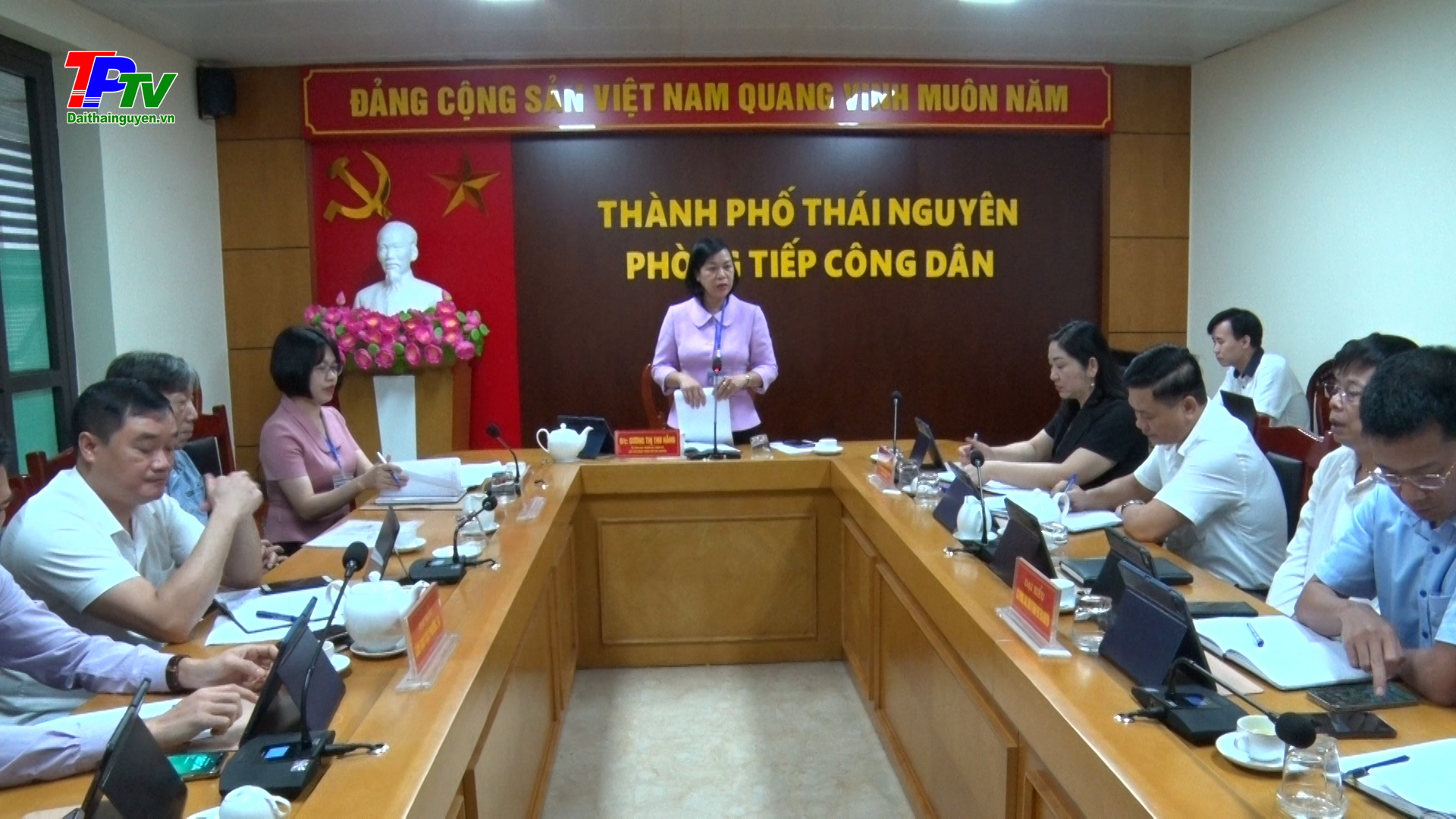 Đồng chí Chủ tịch HĐND TP Thái Nguyên tiếp công dân định kỳ tháng 4 năm 2024.