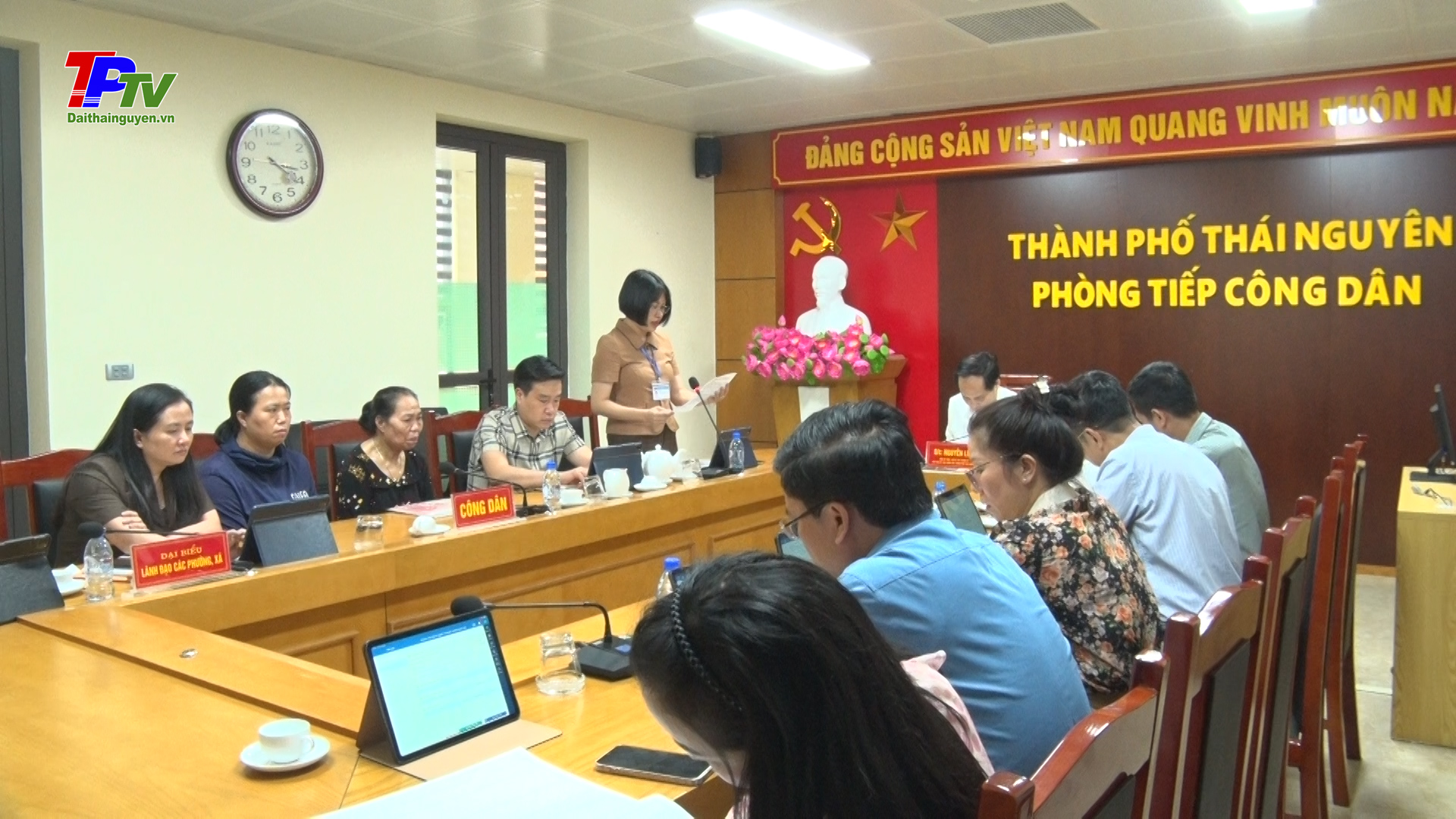 Đồng chí Chủ tịch UBND thành phố Thái Nguyên tiếp công dân định kỳ tháng 5/2024.