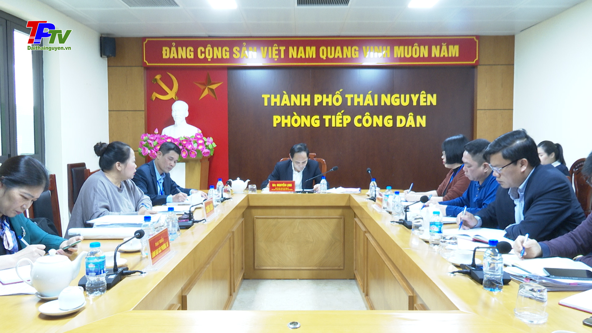 Đồng chí Chủ tịch UBND thành phố Thái Nguyên chủ trì buổi tiếp công dân đột xuất tháng 1/2024.