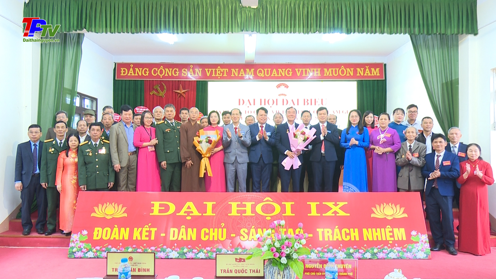 Đại hội đại biểu Mặt trận tổ quốc phường Cam Giá lần thứ IX, nhiệm kỳ 2024 - 2029.