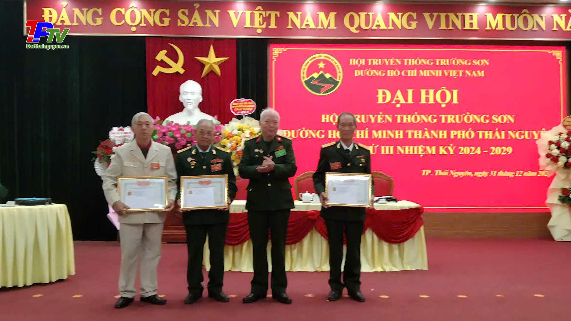 Đại hội Hội truyền thống Trường Sơn Đường Hồ Chí Minh thành phố Thái Nguyên lần thứ III, nhiệm kỳ 2024-2029